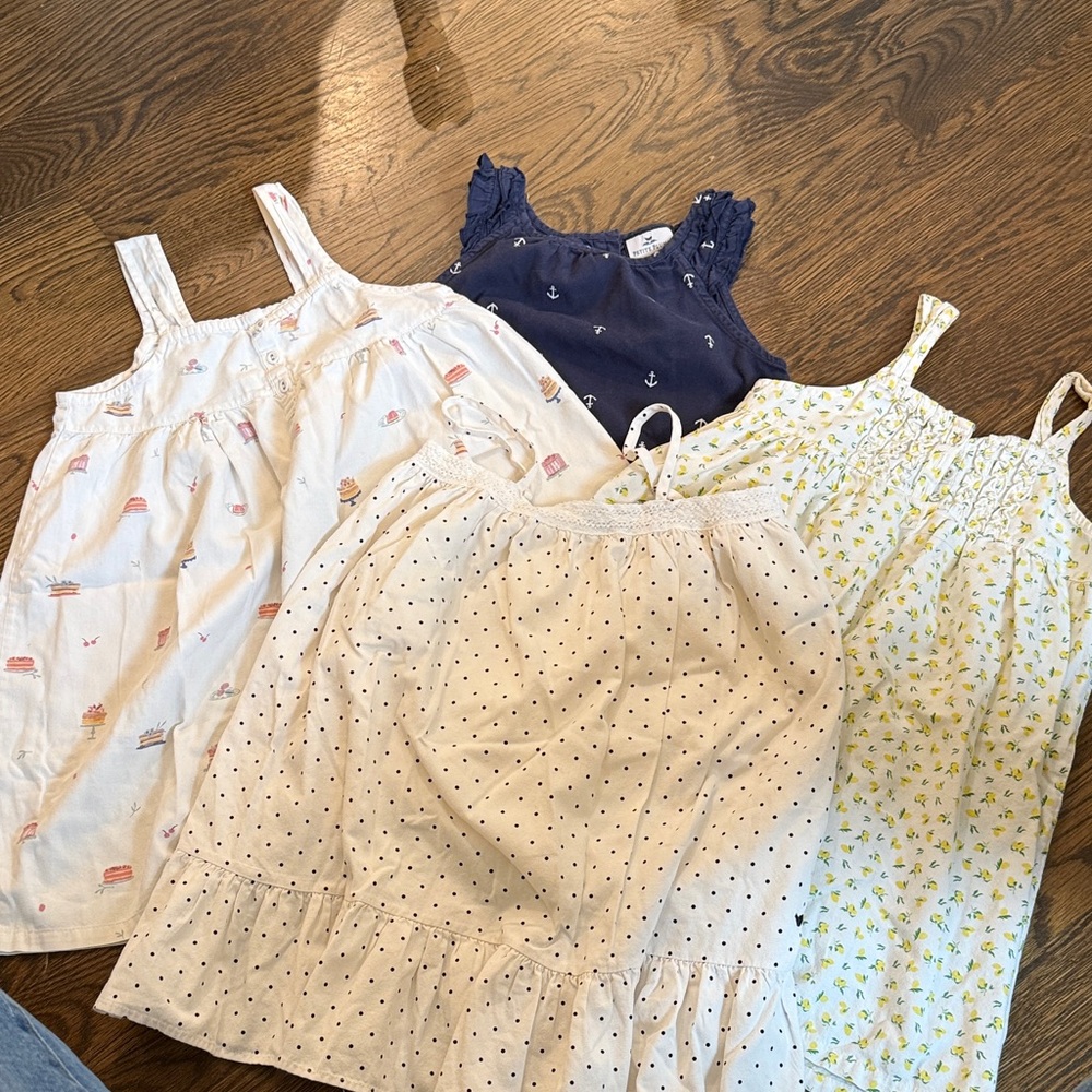 Petit Plum Plume 4 Nightgowns sz 6